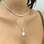 Colar Medalha Anjo da Guarda Folheado em Prata 925