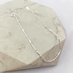 Pulseira Palitinho Diamantada Folheado em Prata 925