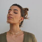 Colar Canutilhos Quadrados Folheado em Ouro 18k