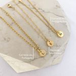 Pulseira Medalha P Personalizada Folheado em Ouro 18k