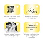 Colar Relicário Carta Personalizado Folheado em Ouro 18k