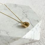 Colar Relicário Personalizado Folheado em Ouro 18k