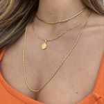 Colar Corrente Cartier Nossa Senhora de Guadalupe Folheado em Ouro 18k