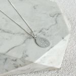 Colar Medalha Milagrosa Folheado em Prata 925