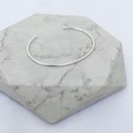 Bracelete Tubo Fino Folheado em Prata 925