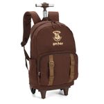 Mochila de Costas e Rodas Juvenil Hogwarts Harry Potter - Luxcel