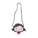 Bolsa Infantil Boneca Laço Listrado 15cm