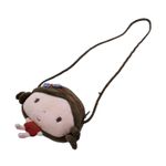 Bolsa Infantil Boneca Laço Listrado 15cm