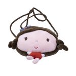 Bolsa Infantil Boneca Laço Listrado 15cm