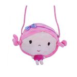 Bolsa Infantil Boneca Laço Roxo 15cm