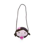 Bolsa Infantil Boneca Laço Rosa 15cm