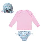 Conjunto 3 Peças Praia Kids UV50+ Unicórnio - Tip Top