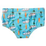 Sunga Kids UV50+ Turquesa Claro Praia Kombi - Tip Top