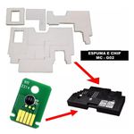 Chip + Esponja Almofada Caixa De Manutenção Para Canon G2160 3160 G02