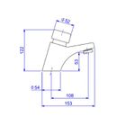 Torneira Deca de Mesa com Fechamento Automático para Lavatório Decamatic Cromada - 1170.C