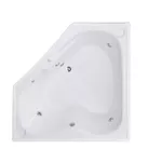 Banheira Recanto 135x135x50CM 2 pessoas 280L Axell - RH135