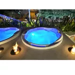 Banheira Lac Leman para 2 Pessoas 155x155x61Cm 415L Axell - LL155