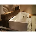 Banheira Zen 182x182x90CM 1 pessoa 256L Axell - ZR 