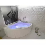 Banheira Kanto Zen 145x145x63Cm 3 Pessoas 342L Axell - AKZ145