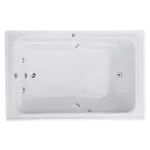 Banheira Gurton Dupla 151x116x43CM 2 pessoa 296L Axell - GHD150