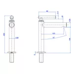 Torneira Deca de Mesa Bica Baixa para Lavatório Cromado Beta – 1197.C109