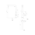 Misturador Monocomando de Mesa para Cozinha Deca Beta Cromado 2256.C109