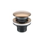 Válvula de Escoamento Deca para Lavatório Cuba e Bidê Click Corten - 1601.CT.CLI.MT