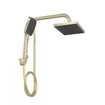 Chuveiro Deca de Parede Quadrado com Desviador Flex Plus Summer Gold 2086.SM.DES.MT