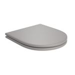 Assento Deca de Poliéster Slow Close Monocromático Soft Antracite AP.237.CZ.85
