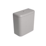 Caixa Acoplada Deca Monocromática Carrara com Acionamento Duo Soft Antracite CD.11F.SFAT.85