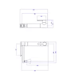 Misturador Monocomando Deca de Mesa com Filtro Para Cozinha Twin Black Matte - 2240.BL.MT