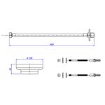 Kit de Instalação Deca para Bacia com Caixa com Fixação Vertical Cromado - 1200.C.KIT.PCD