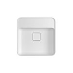 Cuba Deca De Semiencaixe Quadrada Com Mesa 40CM Slim Branco - L.61040.M.17