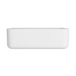 Cuba Deca De Semiencaixe Quadrada Com Mesa 40CM Slim Branco - L.61040.M.17