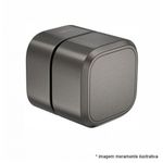 Acabamento Deca para Registro de Pressão 1/2" e 3/4" com Mecanismo Deca You Quadrada Dark Antracite 4916.GF105.PQ.MT 