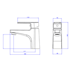 Misturador Monocomando Deca de Mesa Bica Baixa para Lavatório Level Black Matte - 2875.BL26.MT