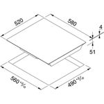 Fogão Mesa Indução 4 Bocas FHSM 604 4I BK 220 V - 15916