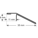 Filete D1 Inox Escovado Mozaik 120cm - PTD13520