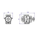 Base Válvula de Descarga 1.1/4" Hydra Max Deca - 4550.404