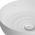 Cuba de Apoio Deca Redonda 40cm Gota Branco L.12040.GT.17