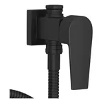 Ducha Higiênica Deca com Registro e Derivação Level Black Matte 1984.BL26.ACT.MT
