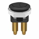 Botão Duplo Acionamento para Caixa Acoplada Black Matte - SI.51.BL.MT