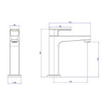 Torneira de Mesa Deca Bica Média para Lavatório Level Cromada 1193.C26