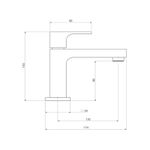 Torneira de Mesa Deca Bica Baixa para Lavatório Unic Dark Antracite 1197.GF90.MT