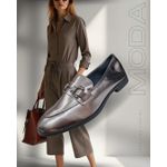 mocassim couro ônix