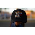 BONÉ IDR TRUCKER ABA CURVA OFICIAL- A VIDA É MELHOR COM BULDOGUE FRANCÊS - PRETO
