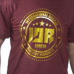 CAMISETAS PERSONALIZADAS IDR OFICIAL VINHO