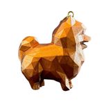 CHAVEIRO SPITZ ALEMÃO GEOMETRICO-BRONZE