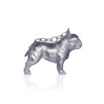 CHAVEIRO BULDOGUE FRANCÊS- PRATA