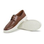 Sapato Social Masculino Confortável Macio Elegante Marrom Canela Couro Legitimo